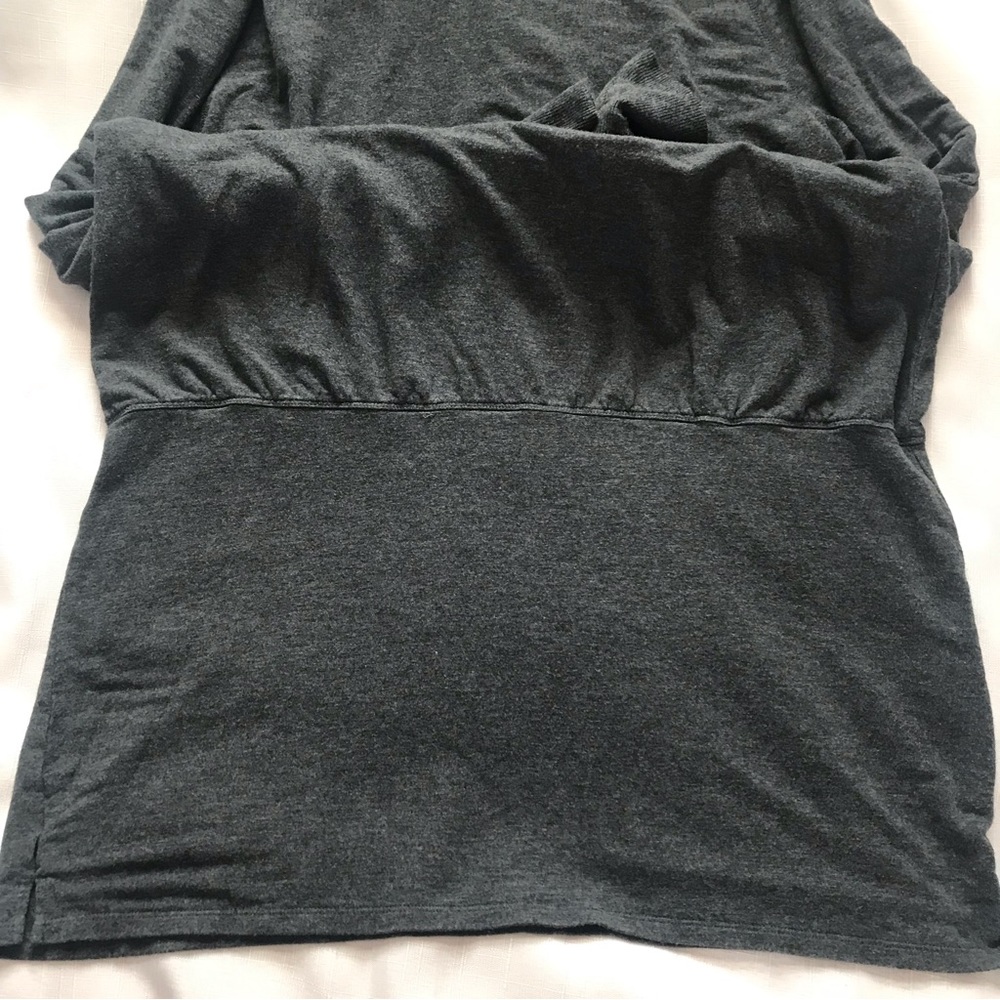 Athleta Duran Dolman Drop Waist Tunic Long Sleeve Gray Dress Size XL - Picture 7 of 15